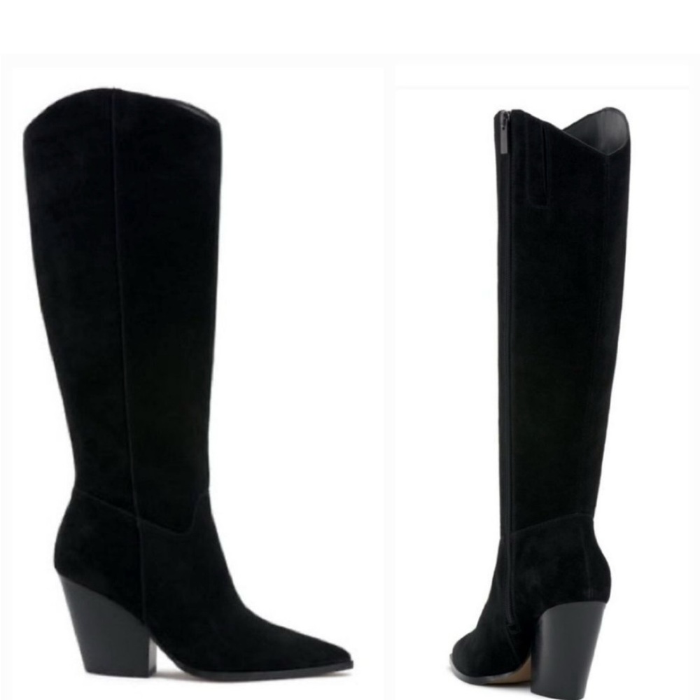 Vince Camuto Black Heeled Boots